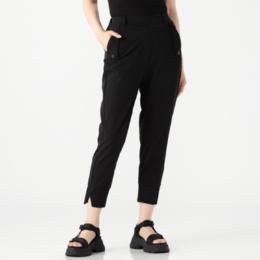 ModdedAnce バド裾スリムストレッチパンツ