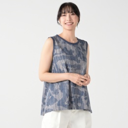 ModdedAnce モードプリントソフトフレアタンクトップ