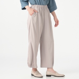 ModdedAnce 裾ギャザー絶妙コクーンパンツ