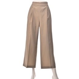 CARRIERE ワンタックプレスワイドパンツ