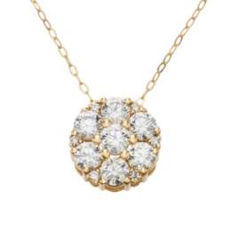 ブリラーレ 18KYG ダイヤモンド ペンダント 計0.5ctUP