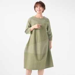 HELA ドットジャガードワンピース