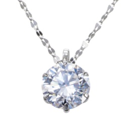 PT950/850 合成モアッサナイト ペンダント 1.0ctUP