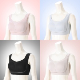 ゆきねえ とろける肌触りソフトシルク混ライトブラ