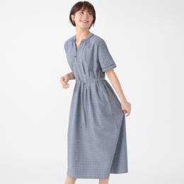 H.HOLIDAY スクエアチェック柄ワンピース