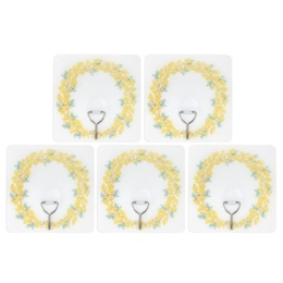 貼って剥がせる吸着フック 耐荷重約7kg 5点