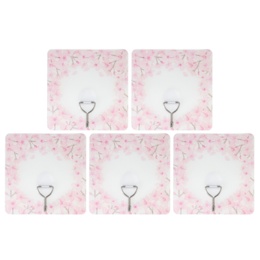 貼って剥がせる吸着フック 耐荷重約7kg 5点