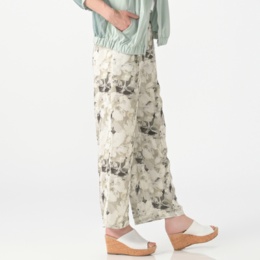 タカシマヤスタイルプリュ プリントワイドパンツ