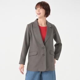 calma 選べる着丈 麻見えジャケットネット限定カラー