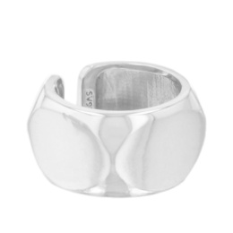 シルバー925ボリューミークッションシェイプ片耳用イヤーカフ