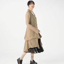 KawaiOkada自分の時間 エレガントロングジャケット