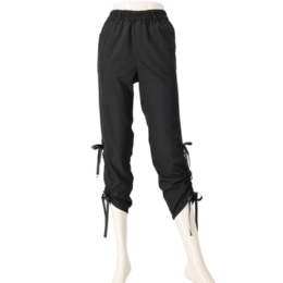 &LOVE 幸せドロストリボンのシャーリングパンツ