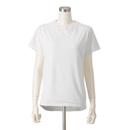 TEIJIN着心地さらさら2重構造デルタTシャツレディス
