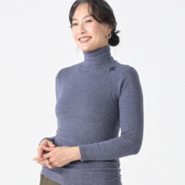 Stylemaker ぶどうモチーフ起毛暖かハイネックインナー