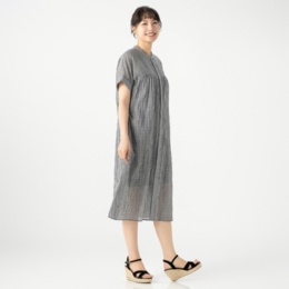 Provador やっぱり涼しい綿混ドビー素材ワンピ