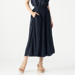 CARRIERE ヴィンテージサテン加工スカーチョ