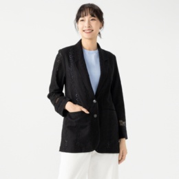 calma エンブロイダリーレースジャケット