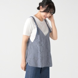 calma エンブロイダリーレース キャミソールベスト