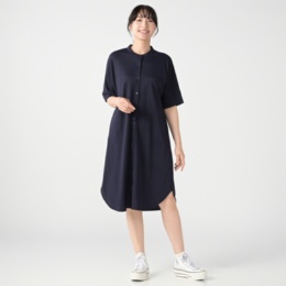 エニワイズ さらっと羽織れるロングシャツワンピース