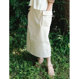 Carney ナローライン ビックポケットカーゴスカート