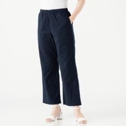 Provador 日本製ダブルガーゼセミワイドパンツ