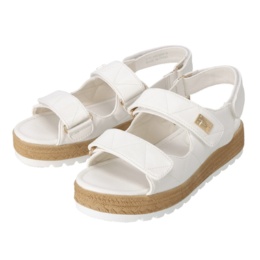 HIROKO KOSHINO  FEMME 厚底キルティングサンダル