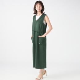 H.HOLIDAY 選べる着丈タンク付きカットソーワンピース