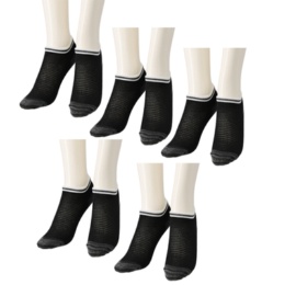 SEA BREEZE メッシュショートソックス 5足組