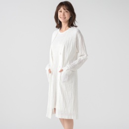 MASAGO リンクスガーター編みロングカーディガン