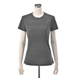 KiKKi 先染めボーダーTシャツ