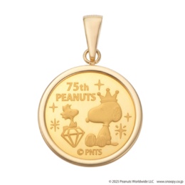 ピーナッツ75th 純金/18K メダルペンダントヘッド