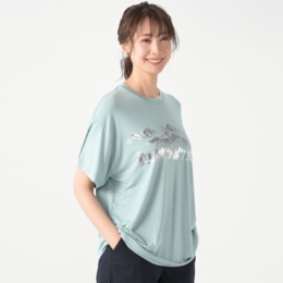 EDDIE BAUER 箔プリントTシャツ