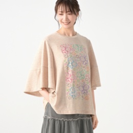 PERSONS フレアースリーブTシャツ