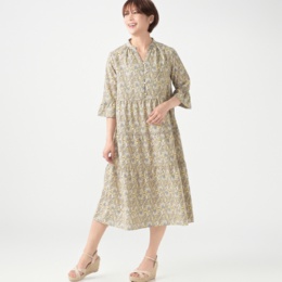 Pixie Heart フローラルプリントワンピース