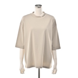  UNILOA3C 綿シルケット半袖ハイネックカットソー