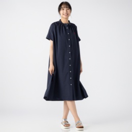 McGREGOR CLASSIC バンドカラーワンピース