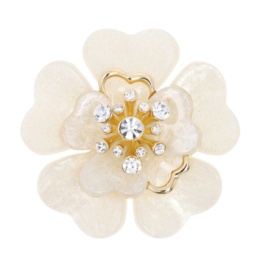 JinkaNezu グレースフラワー マグネットブローチ