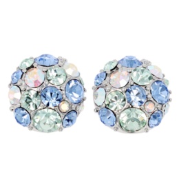  JinkaNezu クリスタルガラス ジュエル マグネットイヤリング