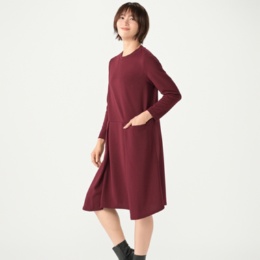 day to day ふくれジャガードタックポケットワンピース