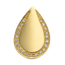 純金ティアドロップオルロデザイン ペンダントヘッド