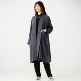 ModdedAnce バックシャンロングフレアラインコート