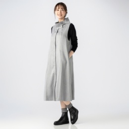 ModdedAnce タブポイントスタンドカラージャンパースカート