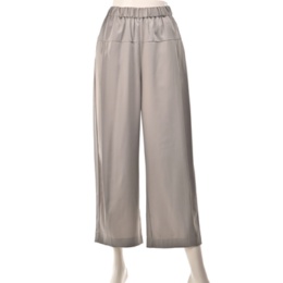 ModdedAnce タックデザインワイドストレートパンツ