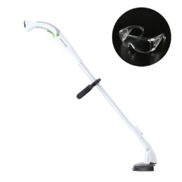 手軽に使える充電式草刈機 軽刈 保護メガネ付