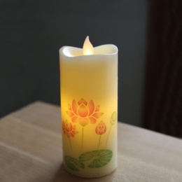 LEDローソク 蓮 1本