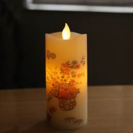 LEDローソク 花籠 1本