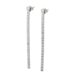 エイメン シルバー925 スパークル セレニティ ライン ピアス