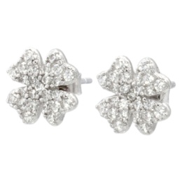 エイメン シルバー925 ラブクローバー デザイン ピアス