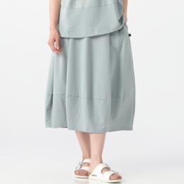 KawaiOkada ライトインレイのコクーンシルエットスカート