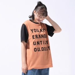 PERSONS ワッフルノースリーブTシャツ